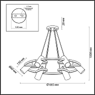 Подвесная люстра Lumion Harper 4444/6 Image 3