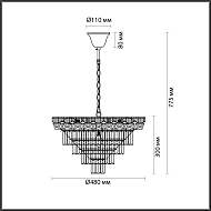 Подвесная люстра Lumion Esme 5233/8 Image 1