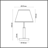 Настольная лампа Lumion Robin 3703/1T Image 3