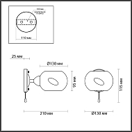 Бра Lumion Penelopa 4549/1W Image 3