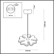 Подвесной светодиодный светильник Lumion Leila 3644/26L Image 3