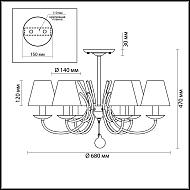 Потолочная люстра Lumion Mildred 4437/6C Image 2