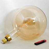 Лампа светодиодная Е27 4W 2200K янтарная GF-L-2108 Image 1