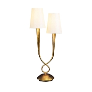 Настольная лампа Mantra Paola Painted Gold 3546 - купить онлайн в интернет-магазине Люстра-Тут (Санкт-Петербург) недорого