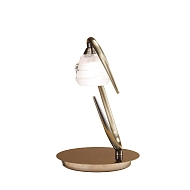 Настольная лампа Mantra Loop Antique Brass 1827 - купить онлайн в интернет-магазине Люстра-Тут (Санкт-Петербург) недорого