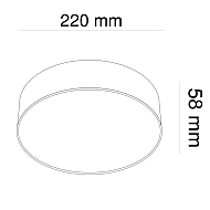 Потолочный светодиодный светильник Maytoni Technical Zon C032CL-L32MG4K Image 2