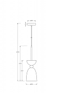 Подвесной светильник Maytoni Cloches MOD113PL-01W Image 1