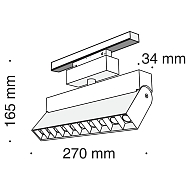 Трековый светодиодный светильник для магнитного шинопровода Maytoni Track Lamps TR015-2-20W4K-B Image 3