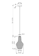 Подвесной светильник Maytoni Tommy P054PL-01B1 Image 3