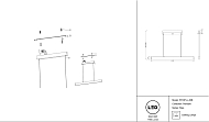 Подвесной светодиодный светильник Maytoni Step P010PL-L30B Image 2