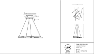 Подвесной светодиодный светильник Maytoni Line MOD016PL-L75W Image 1