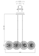 Подвесной светильник Maytoni Aster MOD007PL-08G1 Image 2