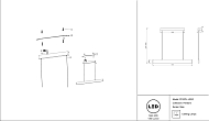 Подвесной светодиодный светильник Maytoni Step P010PL-L23W Image 1