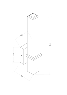 Настенный светодиодный светильник Maytoni Technical Kant C002WL-L12CH4K Image 3