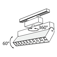 Трековый светодиодный светильник для магнитного шинопровода Maytoni Track Lamps TR015-2-20W4K-B Image 2