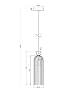 Подвесной светильник Maytoni Antic MOD302PL-01CG Image 3