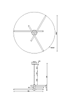 Подвесная светодиодная люстра Maytoni Technical Axis MOD106CL-L40G3K Image 2