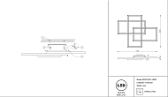 Потолочный светодиодный светильник Maytoni Line MOD015CL-L80W Image 2