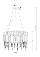 Подвесная люстра Maytoni Hail MOD097PL-06CH Image 3