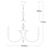 Подвесная люстра MW-Light Консуэлло 614013208 Image 2