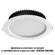 Встраиваемый светодиодный светильник Novotech Drum 358304 Image 2