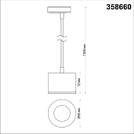 Трековый светодиодный светильник Novotech PORT NT21 000 PATERA 358660 Image 3