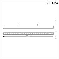 Трековый светодиодный светильник Novotech Flum 358623 Image 2