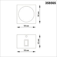 Уличный настенный светодиодный светильник Novotech Calle 358565 Image 3