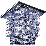 Встраиваемый светильник Novotech Crystal 369375 - купить онлайн в интернет-магазине Люстра-Тут (Санкт-Петербург) недорого