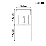 Уличный настенный светодиодный светильник Novotech Kaimas 358004 Image 1