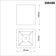 Потолочный светодиодный светильник Novotech Recte 358488 Image 2