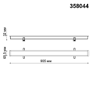 Встраиваемый светодиодный светильник Novotech Iter 358044 Image 1