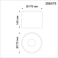 Потолочный светодиодный светильник Novotech Recte 358475 Image 2