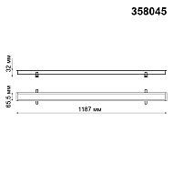 Встраиваемый светодиодный светильник Novotech Iter 358045 Image 1