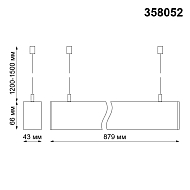 Подвесной светодиодный светильник Novotech Iter 358052 Image 3