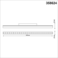 Трековый светодиодный светильник Novotech Flum 358624 Image 2