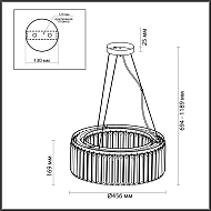 Подвесная люстра Odeon Light Vassa 4987/6 Image 2