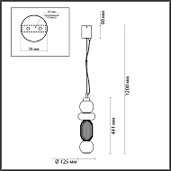 Подвесной светодиодный светильник Odeon Light Beans 4827/18L Image 3