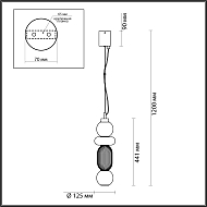 Подвесной светодиодный светильник Odeon Light Beans 4826/18L Image 3