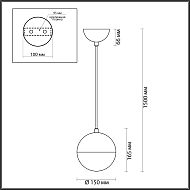 Подвесной светильник Odeon Light Pinga 4958/1 Image 2