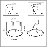 Подвесная светодиодная люстра Odeon Light Fonda 4317/93L Image 2