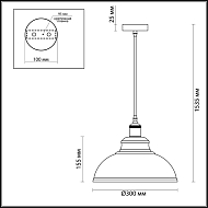 Подвесной светильник Odeon Light Mirt 3368/1 Image 2