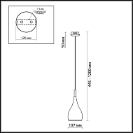 Подвесной светильник Odeon Light Drop 2906/1 Image 1