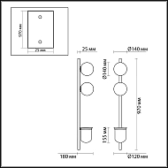 Настенный светильник Odeon Light Flower 4681/2WA Image 3