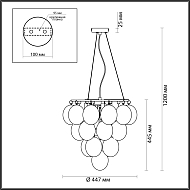 Подвесной светильник Odeon Light Grape 4812/6 Image 3