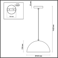 Подвесной светильник Odeon Light Uga 3350/1 Image 2