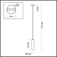 Подвесной светильник Odeon Light Corse 3872/1L Image 2