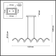 Подвесной светодиодный светильник Odeon Light Spira 3832/50L Image 3