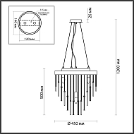 Подвесная люстра Odeon Light Avista 4784/7 Image 3