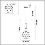 Подвесной светильник Odeon Light Bella 4648/1 Image 3